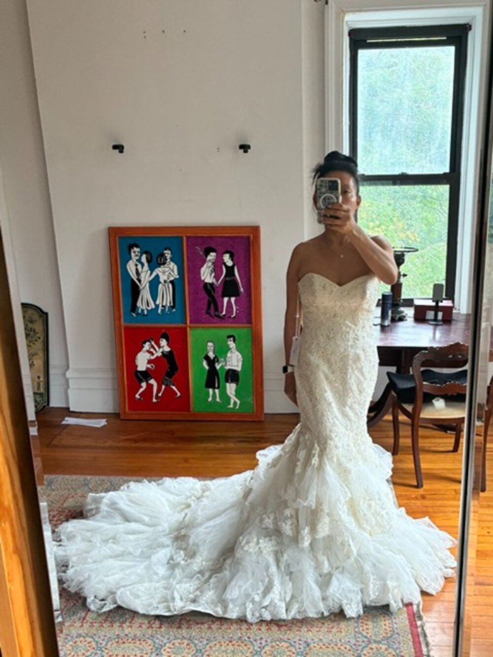Maggie Sottero Couture Ivory Wedding Dress Size 8